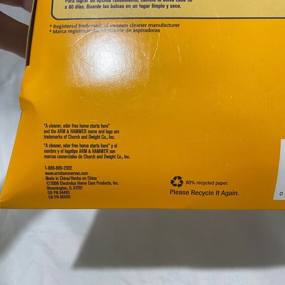 Arm and Hammer Bissel 2 Vacuum Bags 3 Pack Odor Eliminating Unopened - Picture 11 of 12